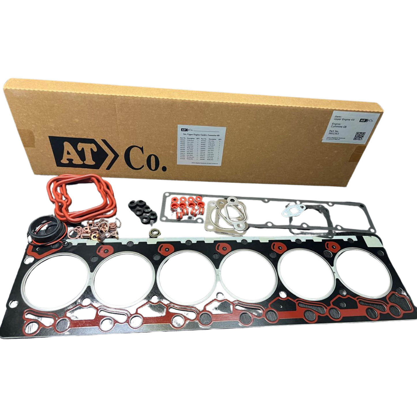 3802363, 3804897 Upper Gasket Kit, Top Kit Cummins 6B 6BT 6BTA